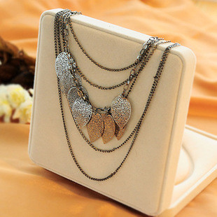 2015-Fashion-Jewelry-For-Women-Stray-Leaves-Necklace-ZL72321