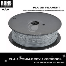 Grey color 1.75mm 3d pen pla 1.75mm filament Compatible with 3d printer filament such asCreatebot ,Makerbot, RepRap,et