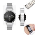 Premium 316L Stainless Steel Watchband For MOTO 360 1st 2nd generation Men Smartwatch 22mm 24mm Butterfly