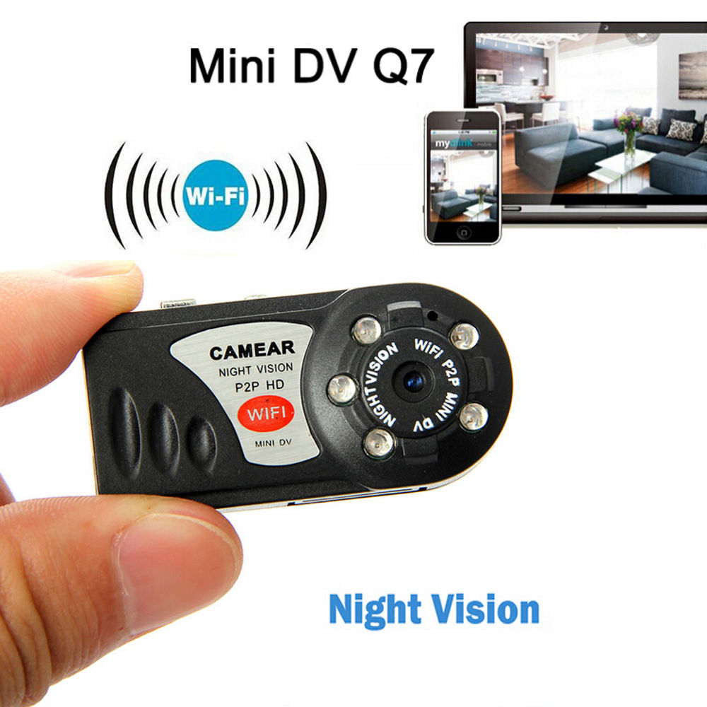 Q7 Mini Camera Wifi P2P Wireless DV DVR 