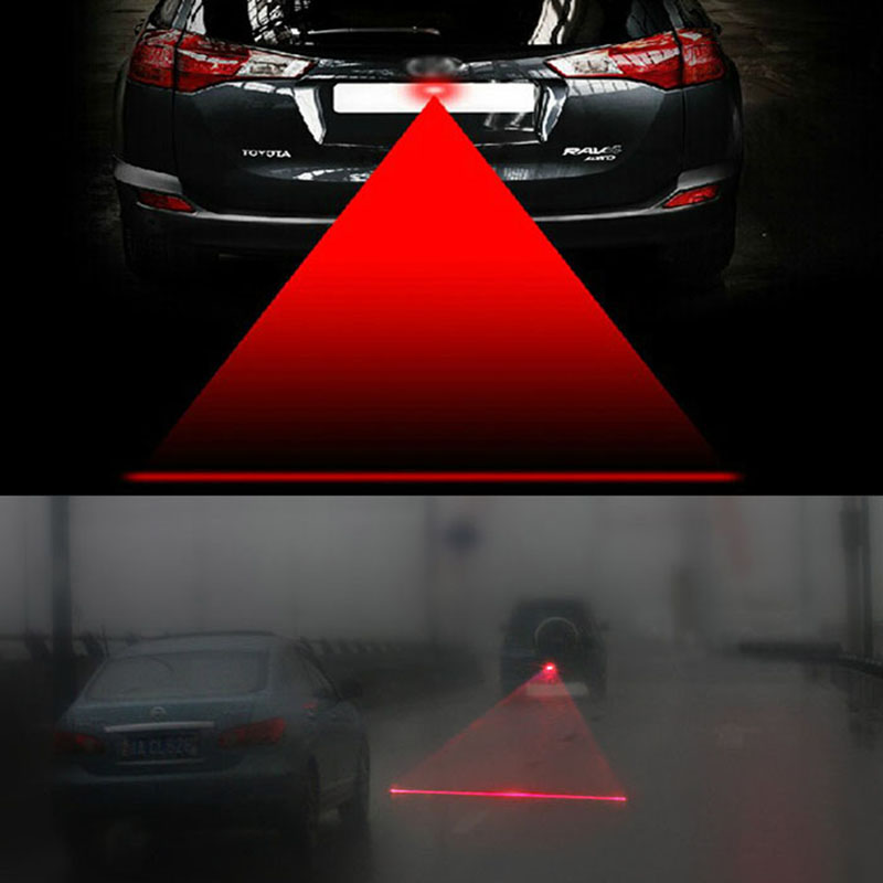 Anti Collision Rear-end Car Laser Tail 12v led car Fog Light Auto Brake auto Parking Lamp Rearing ca