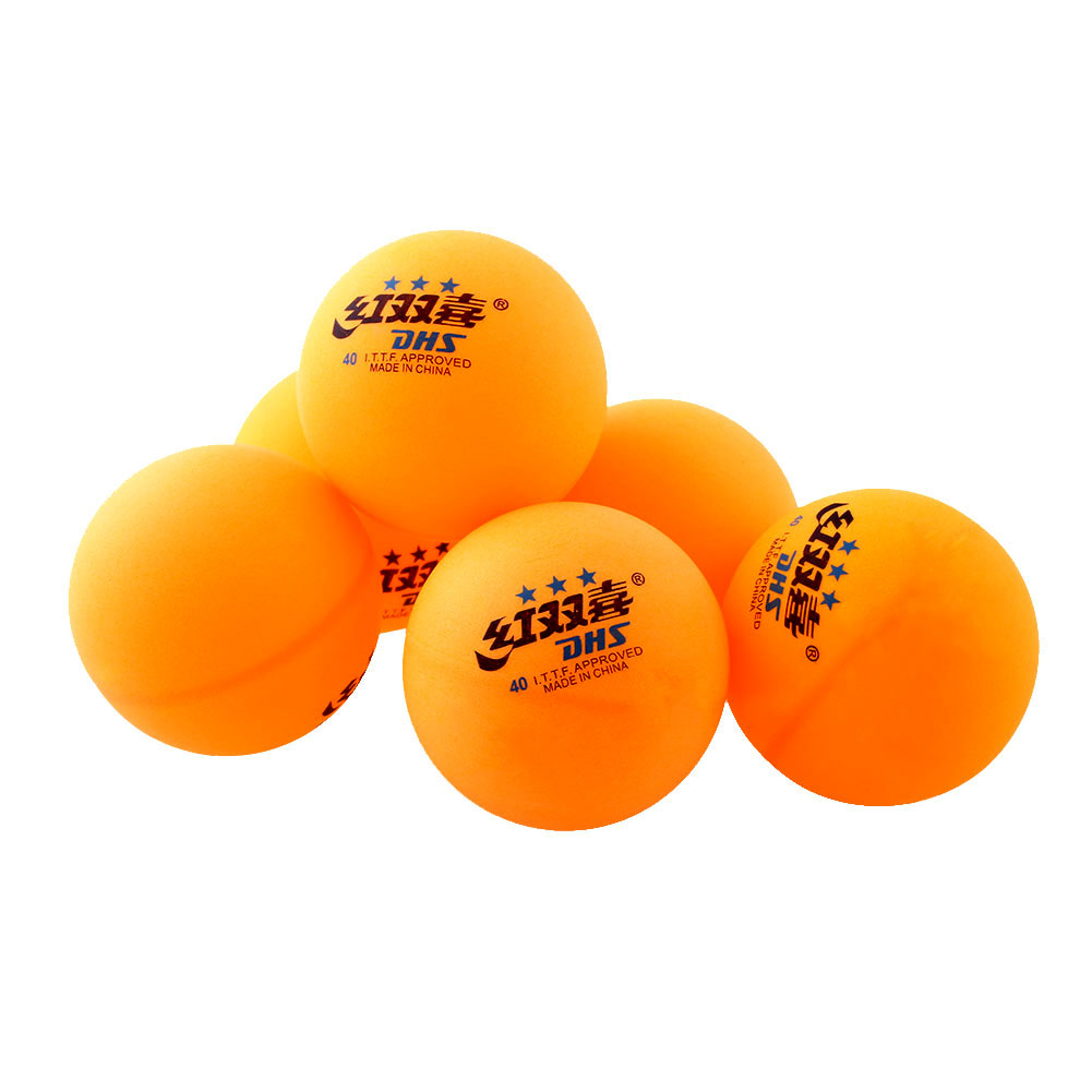 Image of High 1 boxes 3 stars DHS 40MM Olympic Table Tennis Orange Yellow Ping Pong Balls Durable For Trainning Competition