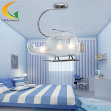 children’s room Pendant Light Creative Helicopter Led modern lighting Cartoon Boy Bedroom Pendant Lights