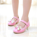 J Ghee European Classic Summer Girls Sweet Princess Shoes With Bow knot Children Party Show Sandals
