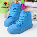 CORITE 6 Candy Colors Children s High Canvas Sneakers Boys Girls Casual Skateboarding Shoes Size 25