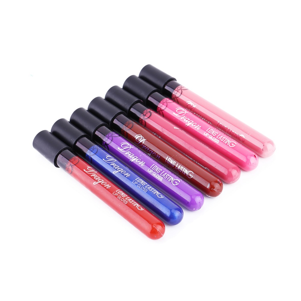 Image of 2016 New arrive 7 Colors Waterproof Lip Liquid Matte Velor Lipstick Beauty Makeup Lip Gloss Free Shipping
