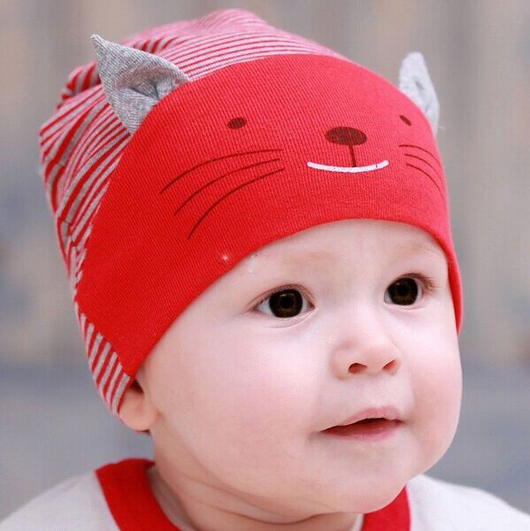 <b>...</b> 1 PCS Cute Kawaii New Soft Cotton Baby Toddler <b>Cat Stripe</b> Beanie Boys <b>...</b> - 1-PCS-Cute-Kawaii-New-Soft-Cotton-Baby-Toddler-Cat-Stripe-Beanie-Boys-Girls-Hat-Infant