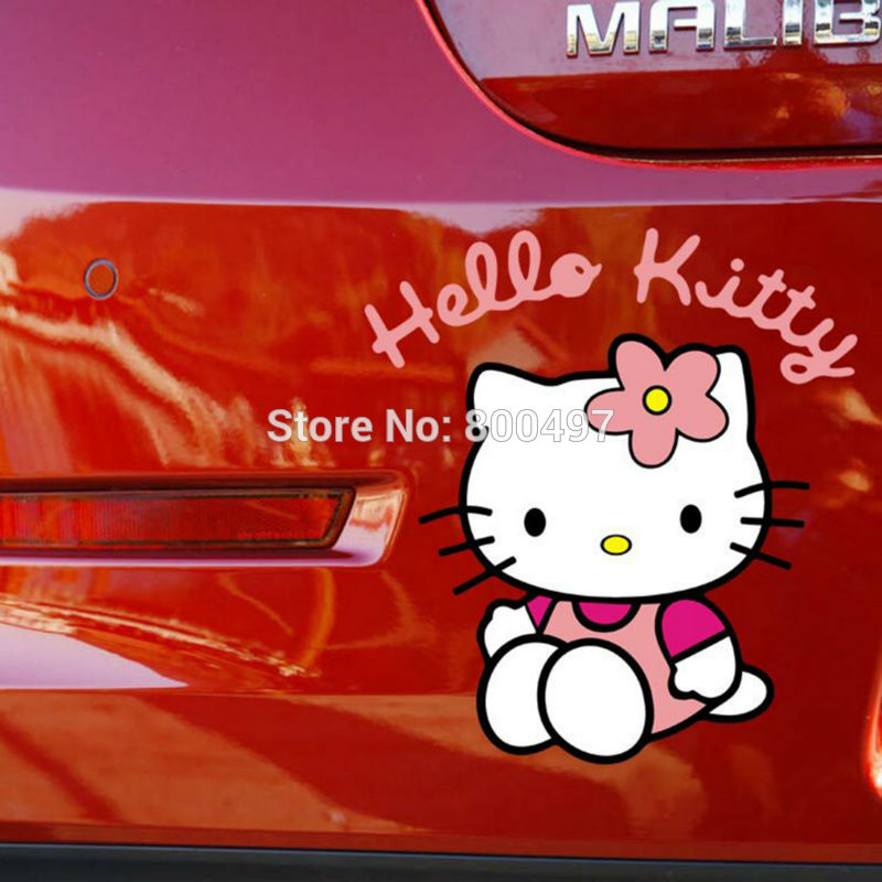 Lovely Little Hello Kitty Car Body Stickers Car Decal for Toyota
