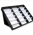 ProSource 18 Piece Sunglass Eyewear Eye Wear Display Tray Case Stand Also great for Watches and