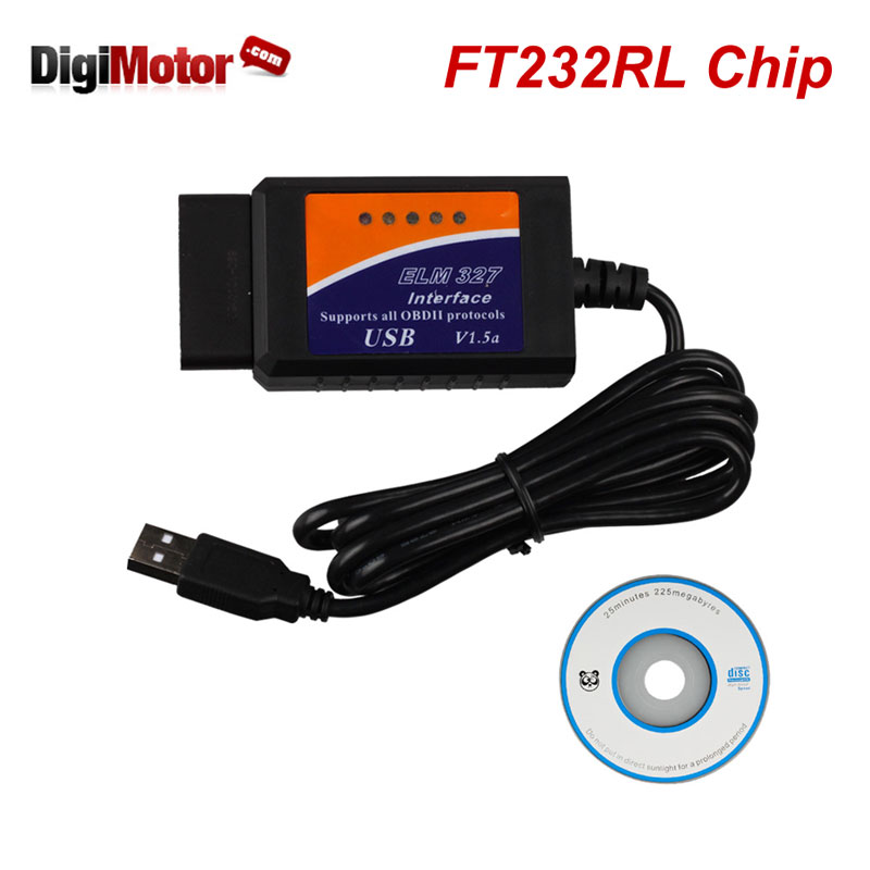 Ft232rl ! Elm327 v2.1 ELM 327 USB OBD2     Escaner Automotriz OBDII  
