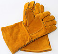 Best selling cut resistant gloves for worker wear resistant breathable Safety leather welder gloves protection Gants