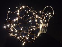 100*5M 50 LED battery multi-color ultra thin copper wire LED rice lights Christmas string lights led starry fairy star ligting
