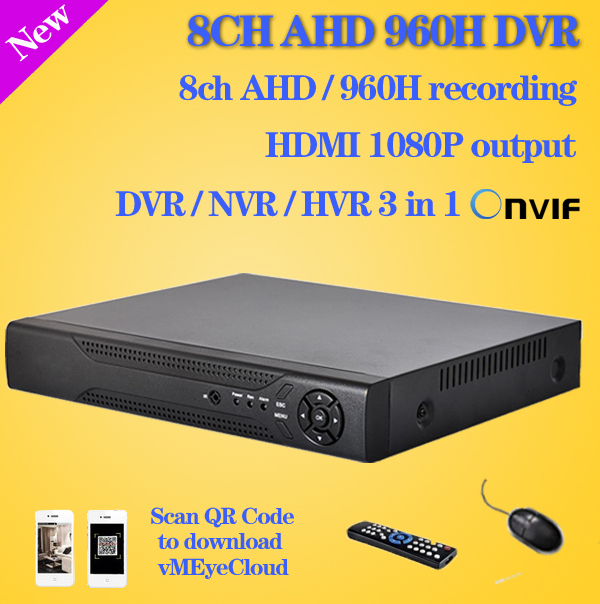 8    960 H D1    -hdmi 1080 P  DVR NVR Onvif  hikvision ip-p2p   DVR  8ch