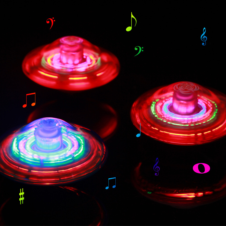 spinning top with lights