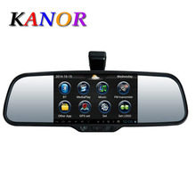 Android 4.0 5″ Car Reaview Mirror +DVR+Radar+Backup Camera+Bluetooth+Wifi+GPS track+FM+1080P+Special Bracket
