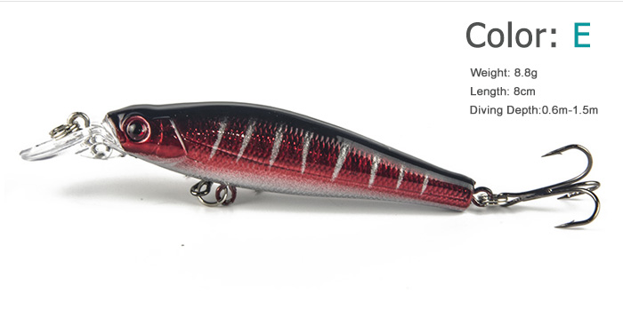 Super Price <font><b>fishing</b></font> tackle 3D eyes Minnow <font><b>fishing</b></font> lure 5pcs/lot <font><b>fishing</b></font> bait Free shipping 8.5cm 8g Super Price <font><b>fishing</b></font> tackle 3D eyes Minnow <font><b>fishing</b></font> lure 5pcs/lot <font><b>fishing</b></font> bait Free shipping 8.5cm 8g