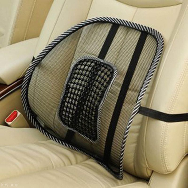 Image of Free Shipping Hot Sale Comfortable Mesh Chair Relief Lumbar Back Pain Support Car Cushion Office Seat Chair Black Lumbar Cushion