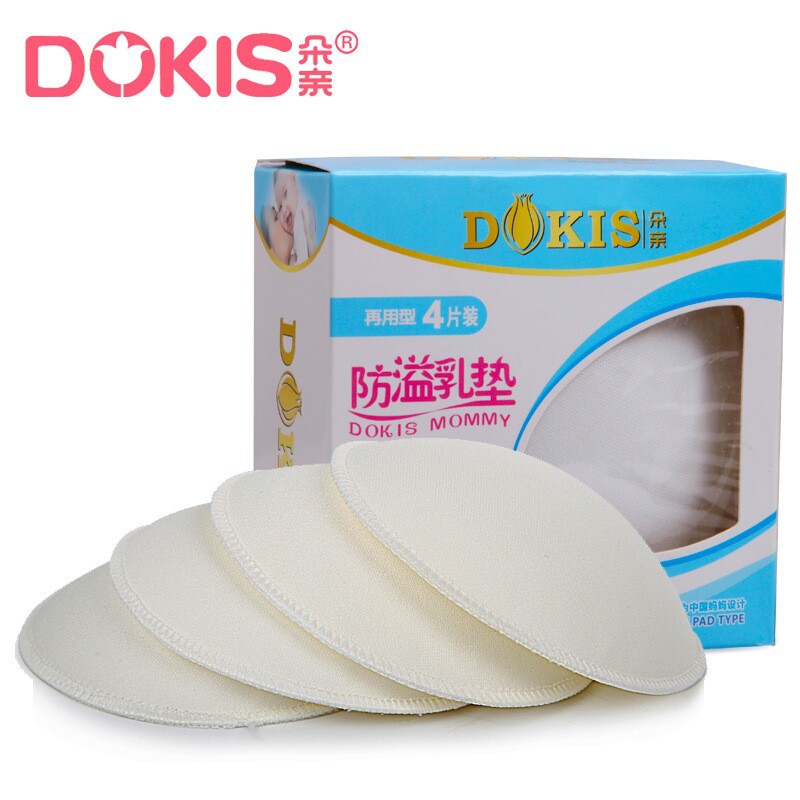 4pcs set Reusable Washable Breast font b Feeding b font Baby Nursing Pads Leakproof Film Thickening