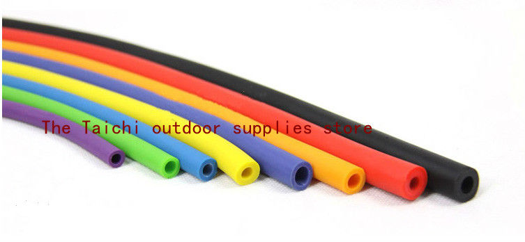High quality latex tube6*12mm, Large latex tube bungee elastic rope,elastic tube, fitness accessories latex Car Puller, 10 m