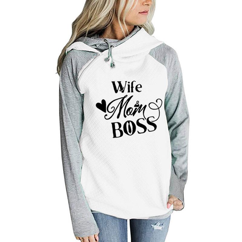 wife mom boss sweatshirt brooklyn