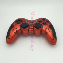 ALP015 Double Shock joystick 2.4G Wireless Gamepad for PC PS2 PS3 Android TV Box + Gift Rocker Cap Wireless Game Controller