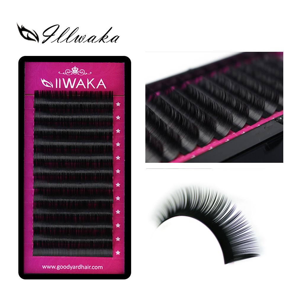Image of 1 Case All Size JBCD eyelash extensions mink black fake false eyelashes curl