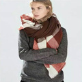 100pcs lot za Winter Tartan Scarf 33 color Desigual Plaid Scarf New Designer Unisex Acrylic Basic