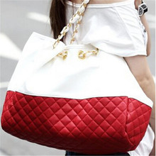 2016 Hot Sale Handbags Elegant Bag ! New Arrival Woman Handbag Leather Link Chain Shoulder Diagonal Cute Bolso Free Shipping