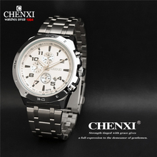 CHENXI Watches Mens Top Brand Luxury Fashion Casual Sports Military Wristwatches Quartz Watch Men Relogio Masculino waterproof