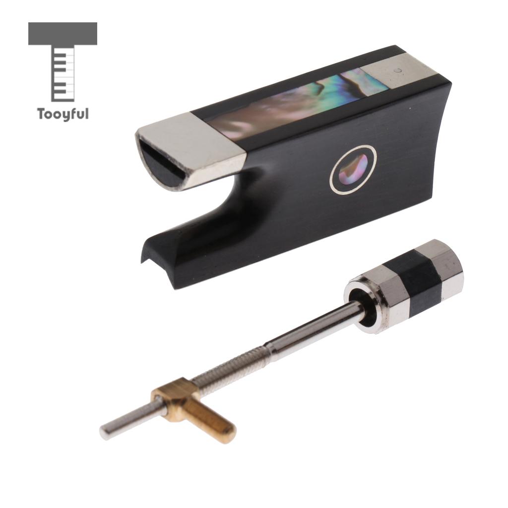 Description Picture 3 of itemTooyful Violin Bow Frog for 4/4 Violin Designed for 4/4 Violins Bow Parts Replacement Musical String Accessories