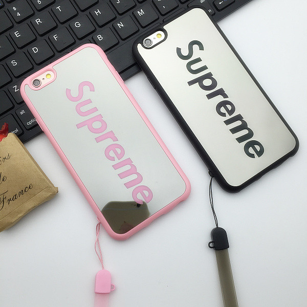 supreme mirror phone case