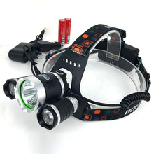 3 из светодиодов 5000 Lumens прожектор нью-cree XM-L T6 лампы высокой мощности из светодиодов лагерь + 2 шт. 18650 4200 мАч устройство + автомобильное зарядное устройство
