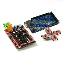 Free shipping!!delta 3d printer kit reprap kit ramps kit= Mega 2560 R3 1pcs RAMPS 1.4 4pcs A4988 Step for 3D Printer kit Reprap