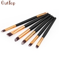 Best Deal OutTop Good Quality Women 6PCS Cosmetic Makeup Brush Lip Makeup Brush Eyeshadow Brush Gift