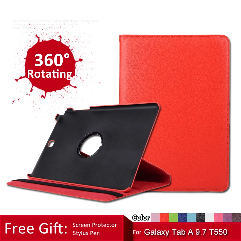 Fundas  Samsung Galaxy Tab A 9.7 T550 Tablet   360    PU     Samsung T555