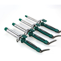 Hair Curlers Rollers High End Professional Hair Rollers Gold Hair Curling Iron Conical Curling Wand 360
