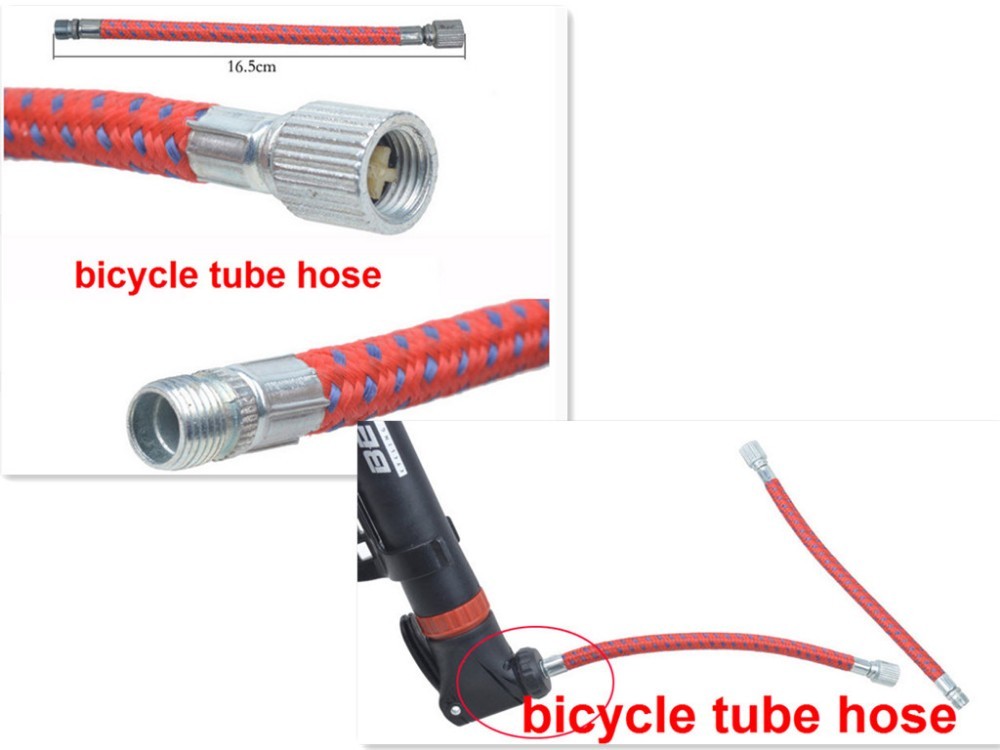 1PC Bicycle Pump Nozzle Hose Adapter black Schrader Valve Pump Accessories  Y OI 