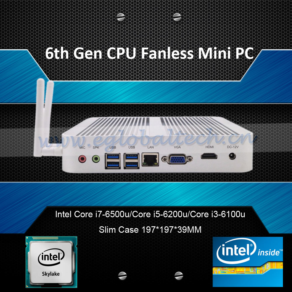 [6Gen Skylake CPU] Windows 10 - I3 Intel Nuc  Computador Core I3 6100U 8  RAM 128  SSD  HD520 4  HD HTPC