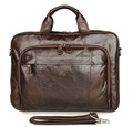 men s genuine leather briefcases male Vintage Cow leather business shoulder bags large handbag messenger bag