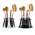 6 Hole Oval Makeup Brush Holder Drying Rack Makeup Brushes Shelf Toothbrush Cosmetic Make up brush
