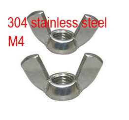 Wing nuts  stainless steel nuts M4 500pcs/lot  Butterfly Nuts