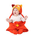 6 Animal Styles Multifunctional Newborn Blanket 100 Cotton Baby Sleeping Bag Outdoor Infant Swaddle Wrap Bear