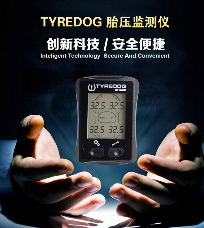 original tyredog Wireless TPMS TD1500A-X 4 externa...