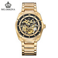 2016 selling genuine ORKINA hollow keel stainless steel automatic mechanical watches fashion waterproof man brand luxury