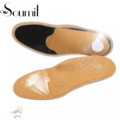 Soumit Full Length Leather Orthopedic Insole with Arch Supports Arch Pads Flat Feet Insoles Footbeds for