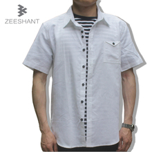 2016 New Men Shirt Fashion Cotton Short Sleeve Mens Dress Shirts Slim Casual Tuxedo Shirt Brand-clothing in Men’s Tuxedo Shirts