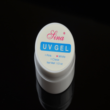 1PCS X Pink White Clear Transparent 3 Color Options UV Gel Builder Nail Art Tips Gel