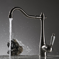 BAKALA Newly Patent Design 360 Swivel 100 Solid Brass Single Handle Mixer Sink Tap Kitchen Faucet