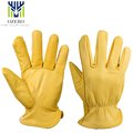 Moto Gloves The Driver Cowhide Leather Motorcycle Gloves Work Waterproof Anti Cold Anti Snowboard Hiking Hunting