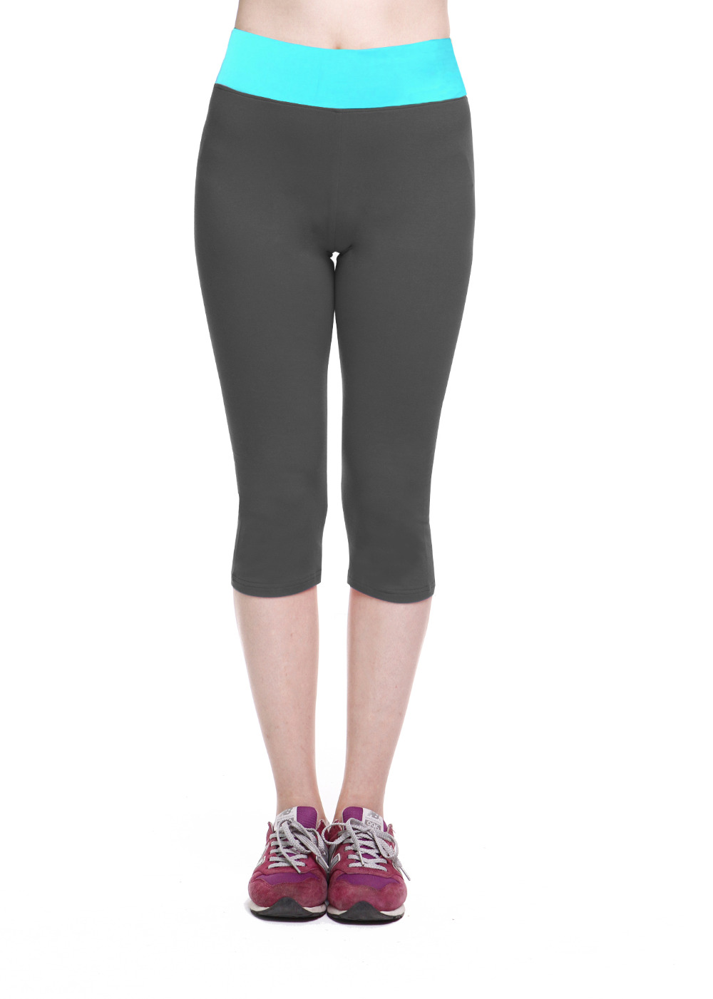 Neonysweets Womens Capri Tight Exercise Running Fitness Pants in Pants